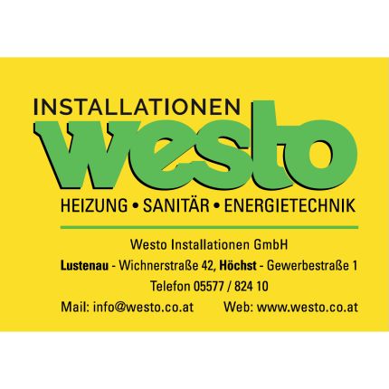 Logotyp från Westo Installationen GmbH