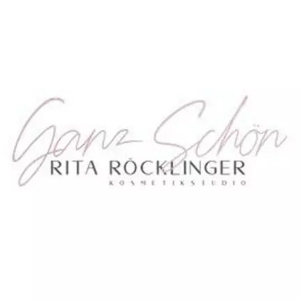 Logotyp från Ganz schön - Kosmetikstudio Röcklinger Rita