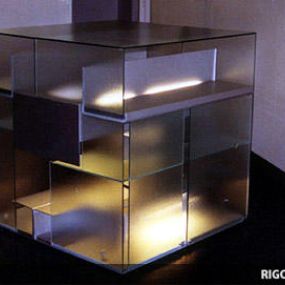 Rigo-Glas GmbH | Glascube Tisch