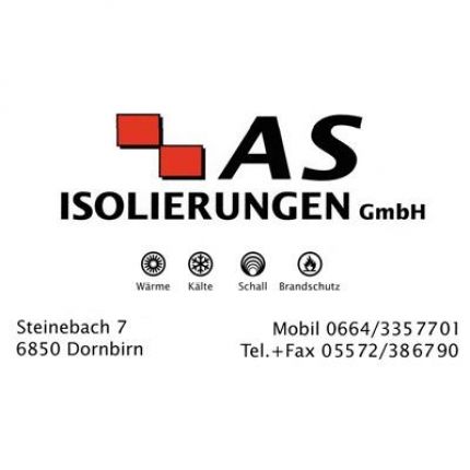 Logo van AS-Isolierungen GmbH - Wärme-Kälte-Schallisolierungen GmbH