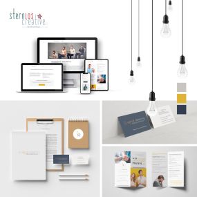 2 Sternpaket Corporate design - Logo Design - kleine Website und Geschäftsdrucksorten