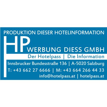 Logo de HP Werbung - Manfred Diess GmbH | Hotelinformationen | Hotelbroschüre |  Hotel Flyer
