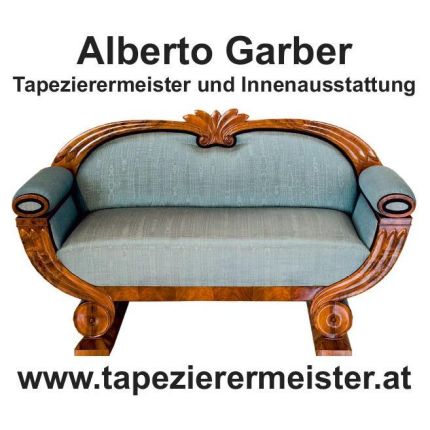 Logotyp från Tapeziermeister Alberto Garber