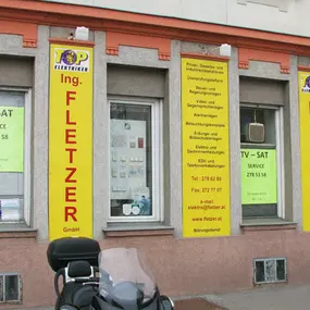 Ing Fletzer GmbH - Störungsdienst - Außenansicht Geschäft