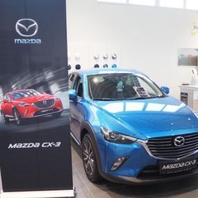 Ein Blick in unseren Schauraum mit dem neuen Mazda CX-3
