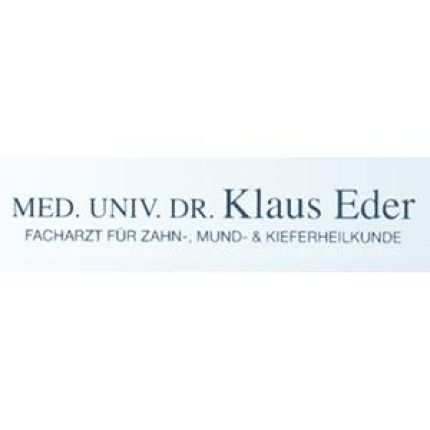 Logo van Dr. Klaus Eder