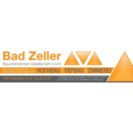 Logo van Bad Zeller Bauunternehmen Gesellschaft mbH