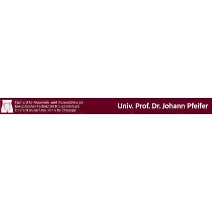 Logo de Univ. Prof. Dr. Johann Pfeifer