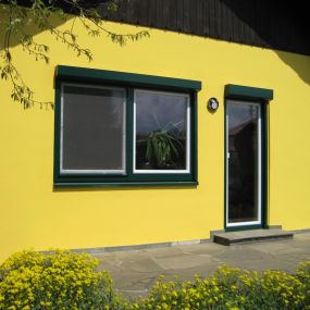 Reiter Ludwig - gelbe Fassade
