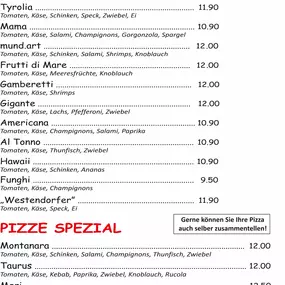 mund.art Pizzeria Pizza