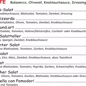 mund.art Pizzeria Salate