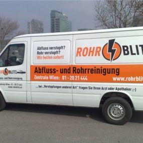 ROHRBLITZ Rohrreinigung GmbH - 24 Stunden Service für Wien, Niederösterreich & Burgenland. Rufen Sie uns an!