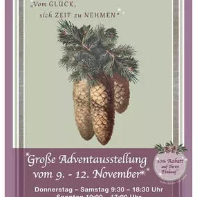 Große Adventausstellung vom 9. - 12. November