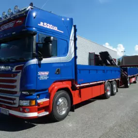 Schertler Helmut Transport GmbH Sondertransporte und Kranarbeiten in 6922 Wolfurt - LKW