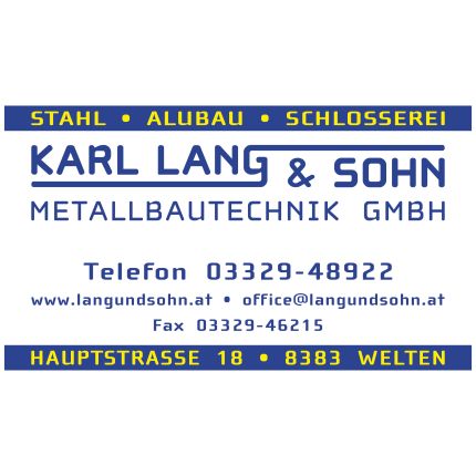 Logo von Karl Lang & Sohn Metallbautechnik GmbH
