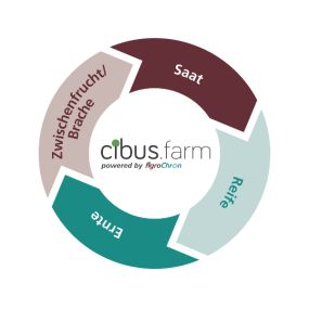 Aufzeichnungen der landwirtschaftlichen Produktion - unsere Lösung heißt Cibus.farm.
n die Entwicklung der AgroChron Version von Cibus.farm haben wir viel Know How aus der Obst- und Gemüsebauproduktion eingebracht. Auch Ackerbau, Saatzucht und Qualitätsgetreide Produzenten finden hier die Lösung der schlagbezogenen Aufzeichnungen.