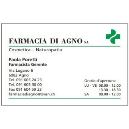 Logo od Farmacia di Agno SA