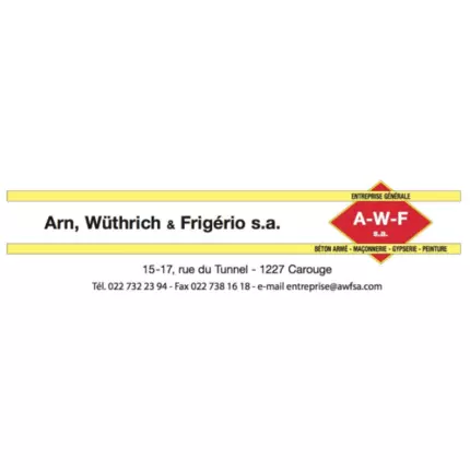 Logo fra Arn, Wuthrich & Frigerio SA