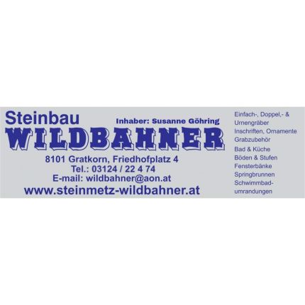 Logo od Adolf Wildbahner Steinbau Inh Susanne Göhring