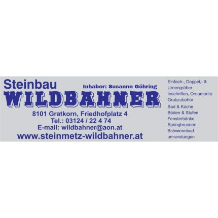 Λογότυπο από Adolf Wildbahner Steinbau Inh Susanne Göhring