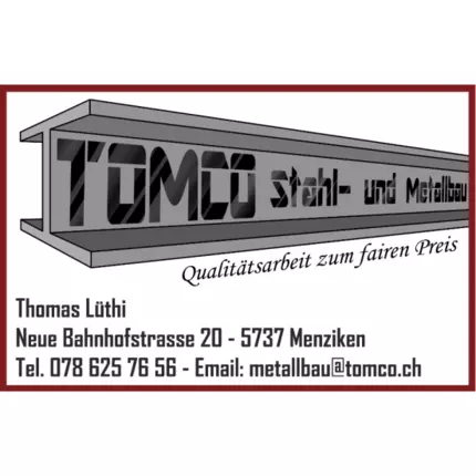 Logo fra Tomco Stahl- und Metallbau