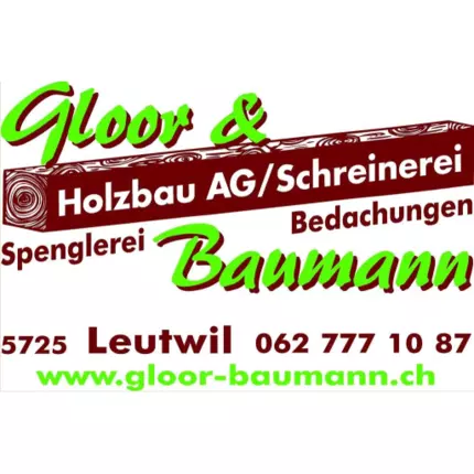 Logo fra Gloor & Baumann Holzbau AG