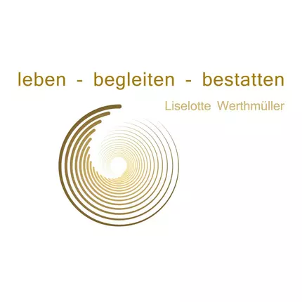 Logótipo de leben - begleiten - bestatten - Liselotte Werthmüller