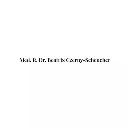 Logotipo de Med. R. Dr. Beatrix Czerny-Scheucher