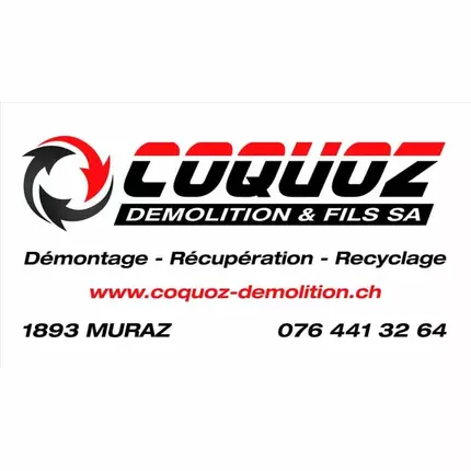 Logo van Coquoz Démolition et fils SA