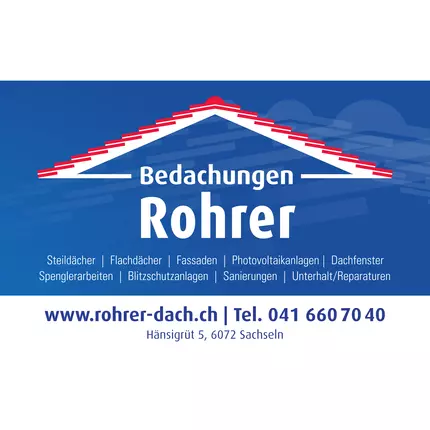 Logo od Bedachungen Rohrer GmbH