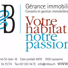 Bild von M & B gérance immobilière SA