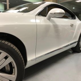 Bentley Continental GT in Diamond White komplettfoliert