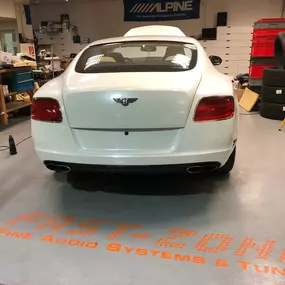 Bentley Continental GT in Diamond White komplettfoliert