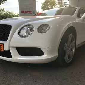 Bentley Continental GT in Diamond White komplettfoliert