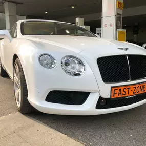 Bentley Continental GT in Diamond White komplettfoliert