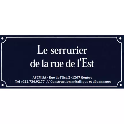 Logotipo de Serrurerie de la Rue de L'Est - ASCM SA