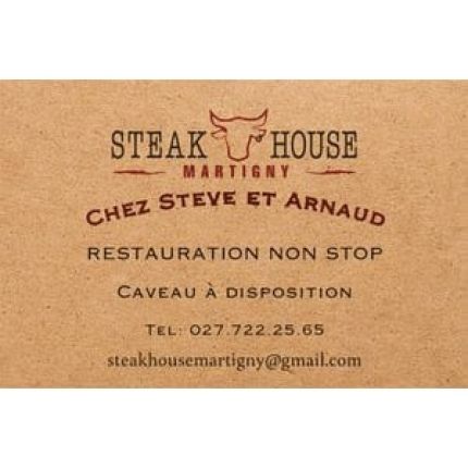 Logo von Steak House chez Steve et Arnaud