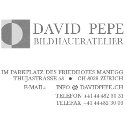 Logotyp från Bildhaueratelier David Pepe