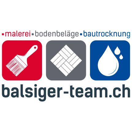 Logotyp från balsiger .malerei .bodenbeläge .bautrocknung