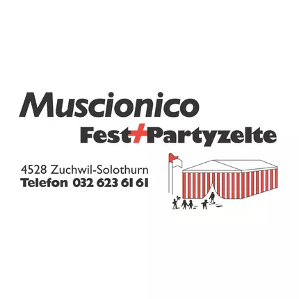 Logotyp från Muscionico GmbH Fest-& Partyzeltvermietung