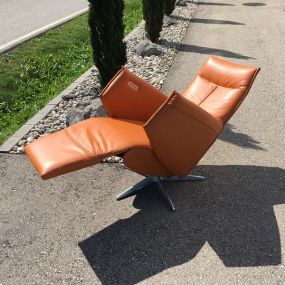 Relaxsessel Sitting Vision Twice TW-094 neu in Leder Cognac