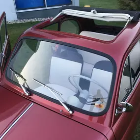 Fiat 500 Cinquecento, Interieur auffrischen und neu überziehen in Stoff und Kunstleder