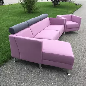 Stega neues Sofa mit Sessel Modena 1210 zweifarbig für möbel Stöckli Gregor in Zell