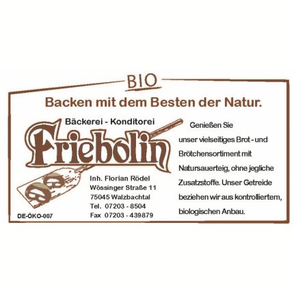 Logo da Bäckerei Friebolin