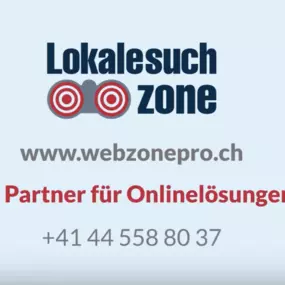 Lokalesuchzone von Webzonepro.ch - Onlinelösungen