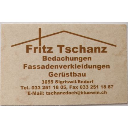 Logotyp från Fritz Tschanz Bedachungen