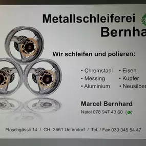 Metallschleiferei Bernhard