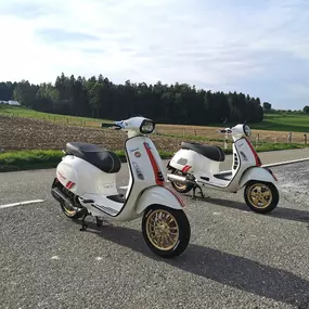 Piaggio Vespa Sprint 125
Piaggio Vespa GTS 300 HPE
Racing Sixties
Vespa Sprint 125 Racing Sixties
Piaggio Vespa GTS 300 Racing Sixties
LeoVince
Akrapovic
Lucky Explorer
Sondermodell
2 Rad Center Boller
Forch
Scooter
Roller
Motorrad
Forch
Zürich
Zürichob