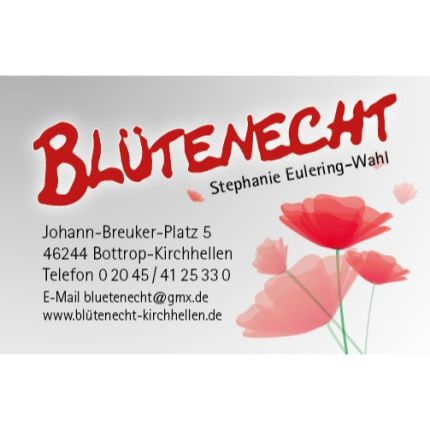 Logo od Blütenecht Inh. Stephanie Eulering-Wahl