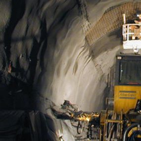 Tunnel-Tiefbau